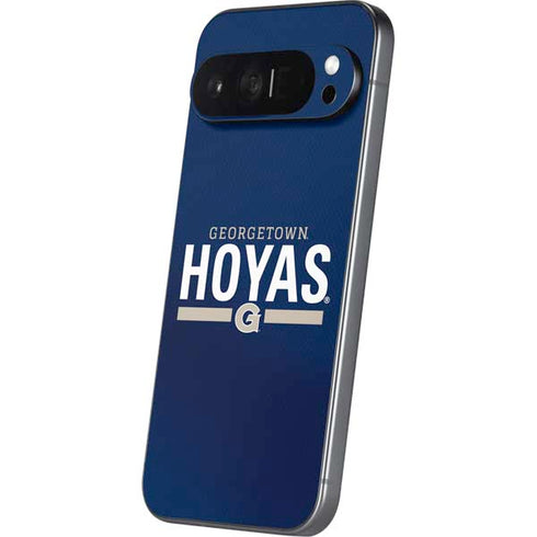 Georgetown University Hoyas Stripe Pixel 9 Pro XL Skin